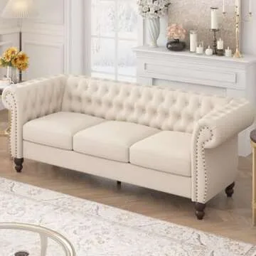 HIFIT 84" Modern Couch - Spacious 3 Seater Sofa