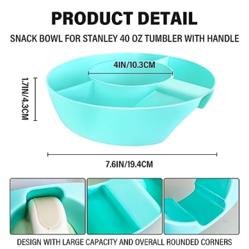 Snack Bowl for Stanley Cup, Perfect Fun and Functionality