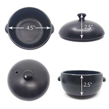 Korean Ceramic Rice Cooker | Single Serve Traditional Style