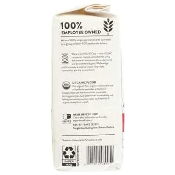 King Arthur Organic All-Purpose Flour for Sweet & Savory Bakes