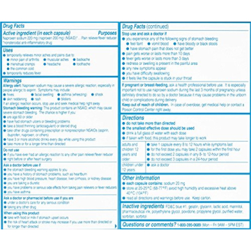 Aleve Liquid Gels: Fast Pain Relief and Anti-Inflammatory