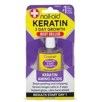 Nail-Aid Keratin 3 Day Growth Nail Treatment & Strengthener - Fast Results