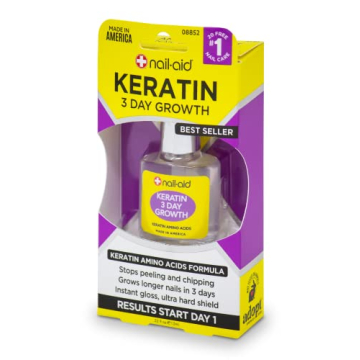 Nail-Aid Keratin 3 Day Growth Nail Strengthener Fast Results