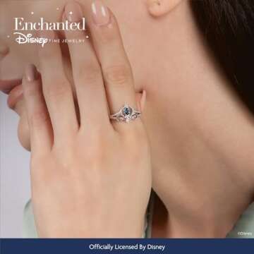 Cinderella Carriage Ring in Sterling Silver - Disney Fine Jewelry