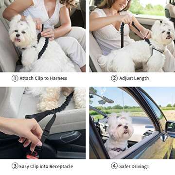 Adjustable Cotcool Dog Seat Belt for Pet Safety