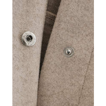 Qiaomai Women's Wool Blend Fall Shacket - Oversized & Versatile