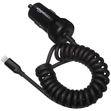 Amazon Basics 12W Fast Charging Car Charger for Apple Devices