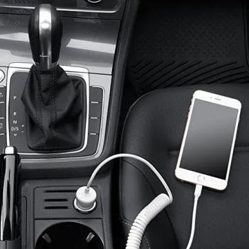 Amazon Basics 12W Fast Charging Car Charger for Apple Devices