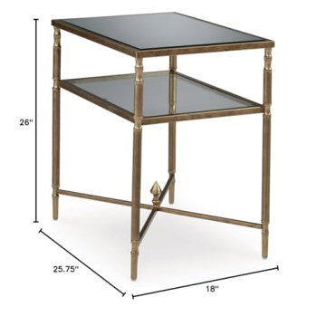 Ashley Cloverty Industrial Mirror End Table - Stylish & Affordable