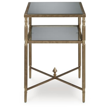 Ashley Cloverty Industrial Mirror End Table - Stylish & Affordable