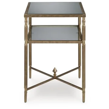 Ashley Cloverty Industrial Mirror End Table - Stylish & Affordable