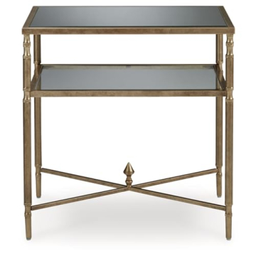Ashley Cloverty Industrial Mirror End Table - Stylish & Affordable