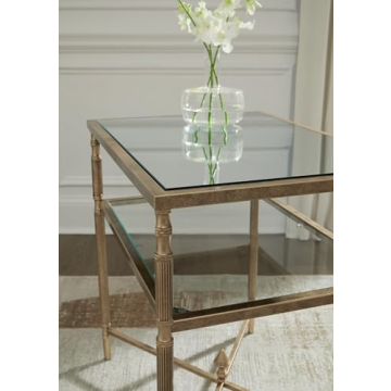 Ashley Cloverty Industrial Mirror End Table - Stylish & Affordable