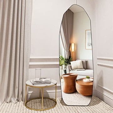 HARRITPURE 64" Full Body Irregular Mirror for Home Decor