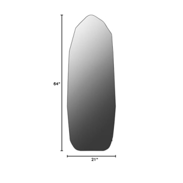 HARRITPURE 64" Full Body Irregular Mirror for Home Decor