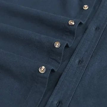 Dubinik Mens Flannel Long Sleeve Shirt - Stylish Comfort