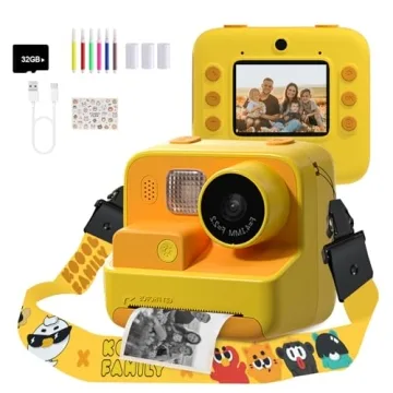 Mafiti Kids Instant Print Camera - 48MP Digital Fun with Selfie & More