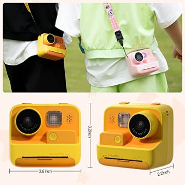 Mafiti Kids Instant Print Camera 48MP Fun Toy for Kids