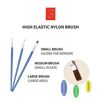 COLORMAIZE DIY Paint by Numbers Kit for Kids & Adults, Rolled Creases-Free Canvas Oil Painting, Paint by Numbers for Adults with Paint Brushes, Acrylic Paints 16" W x 20" L - Night Venice