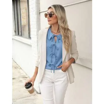 Blooming Jelly Women's Dressy Blouses for Work 2025