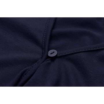 ANRABESS Women's Summer Wrap Jumpsuit Casual Loose Short Sleeve Jumpsuit Rompers with Pockets Elastic Waist Playsuit A205zanglan-S 05