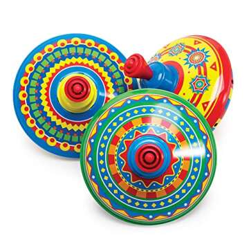 SCHYLLING Mini Tin Tops - Timeless Fun for All Ages