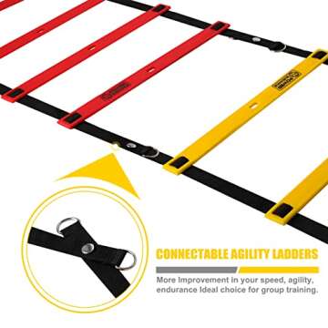 POWER GUIDANCE Agility Ladder for Speed Training - 20 Feet