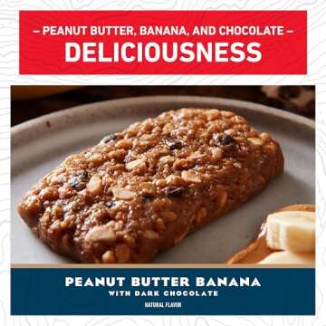 CLIF BAR Peanut Butter Banana Dark Chocolate Energy Bars
