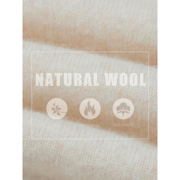 Chanyarn 100% Merino Wool Women's Turtleneck Sweater