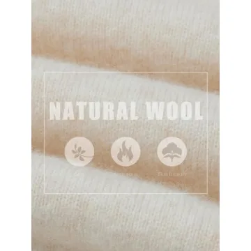 Chanyarn 100% Merino Wool Women's Turtleneck Sweater