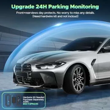 LAMTTO 9.26" Wireless Carplay Touchscreen with Dashcam