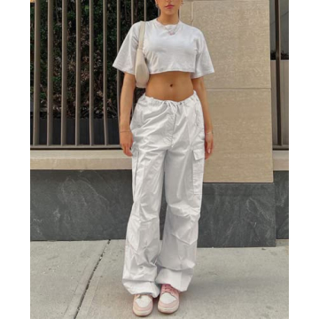 Neyaolk Women's Baggy Cargo Pants for Effortless Style