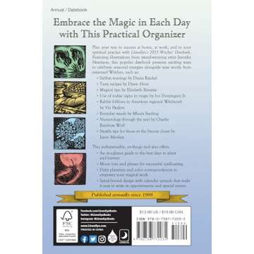 Llewellyn's 2025 Witches' Datebook – Your Essential Guide for Lunar Magic