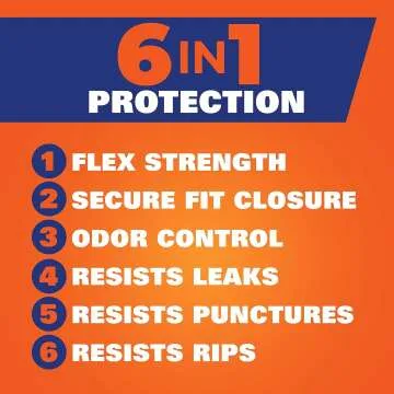 Hefty 13 Gallon Trash Bags - Ultra Strong & Odor Neutralizer