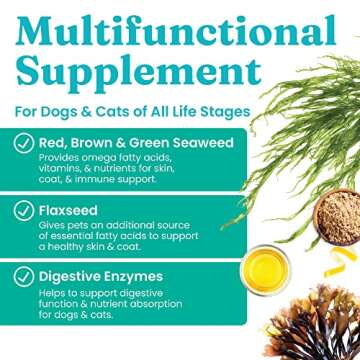 Solid Gold Vitamins and Supplements for Dogs and Cats - Omega 3 Soft Chews, 120 Count