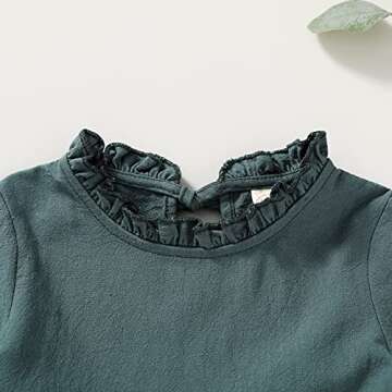 Toddler Baby Girl Dress Long Sleeve Casual Fall Outfit