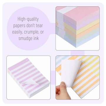Mr. Pen- Lined Sticky Notes 4x6, 6 Pads, 45 Sheet/Pads, Assorted Colors, Sticky Notes with Lines, Sticky Note Pads, Sticky Pads, Sticky Notes Lined, Colorful Sticky Notes, Mr Pen Sticky Notes