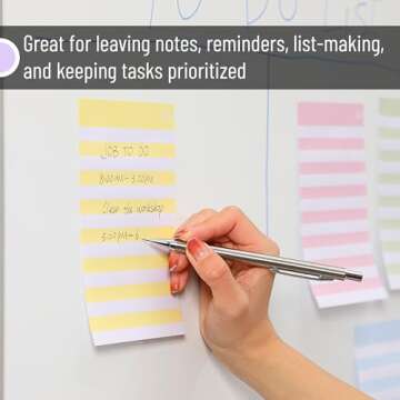 Mr. Pen- Lined Sticky Notes 4x6, 6 Pads, 45 Sheet/Pads, Assorted Colors, Sticky Notes with Lines, Sticky Note Pads, Sticky Pads, Sticky Notes Lined, Colorful Sticky Notes, Mr Pen Sticky Notes