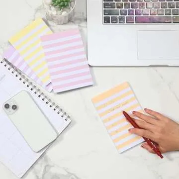 Mr. Pen- Lined Sticky Notes 4x6, 6 Pads, 45 Sheet/Pads, Assorted Colors, Sticky Notes with Lines, Sticky Note Pads, Sticky Pads, Sticky Notes Lined, Colorful Sticky Notes, Mr Pen Sticky Notes