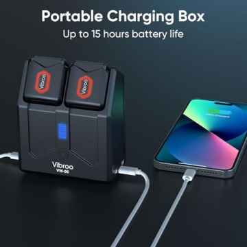 Vibroo Wireless Guitar System with Charging Case