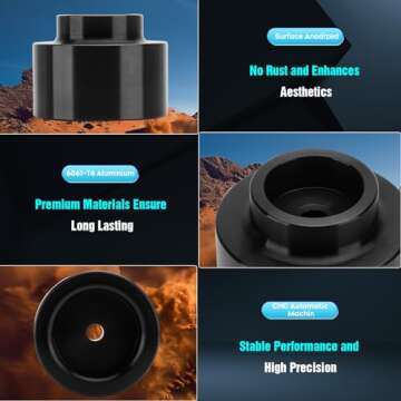 2 inch Rear Leveling Lift Kits for 2009-2018 Dodge Ram 1500 RWD Models, Raise 2 Inch Rear Lift Spacer for Dodge Ram Suspension Lift Kits