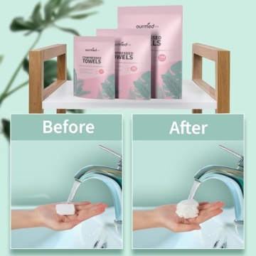 Ourmed Life Compressed Towels for Travel and Camping