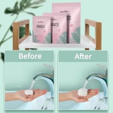 Ourmed Life Compressed Towels for Travel and Camping