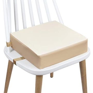 Toddler Booster Seat Dining, Washable 2 Straps Safety Buckle Kids Booster Seat for Dining Table, Por...