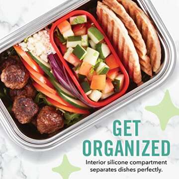 DASH Stainless Steel Lunch Box for Meal Prep and Travel