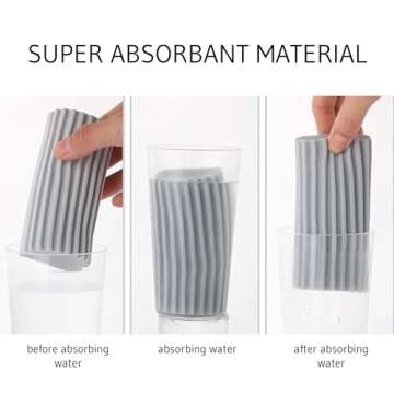 Damp Duster Sponge - Reusable 4 Pack for Scratch-Free Cleaning of Your Home