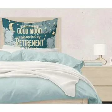 Funny Retirement Pillow Case for Men & Women