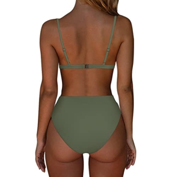Sexy High Waisted Push Up Bikini Set for Women - SUUKSESS