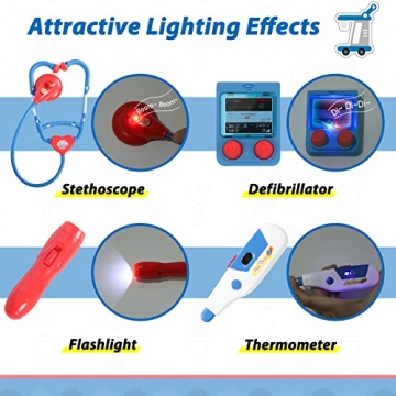 Liberry Doctor Kit: Fun Playset for Kids Age 3-5