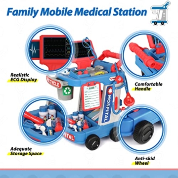 Liberry Doctor Kit: Fun Playset for Kids Age 3-5